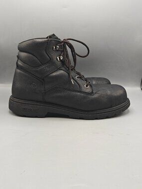 Wolverine Black Work Boots Steel Toe ASTM F2413-11 Men's Size 12M no insole